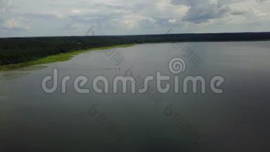 立陶宛国家<strong>水资源</strong>储备航空无人机顶景4KU HD视频